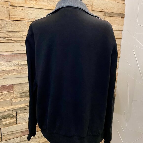 Calvin Klein Tech Jersey, Men's Full Zip Jacket Black  Size Medium - Picture 3 of 5